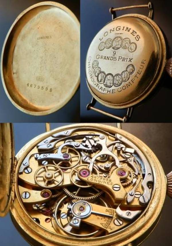 1926年 Cal.13.33 ワンプツシュ☆ロンジン☆18金無垢シャンパン