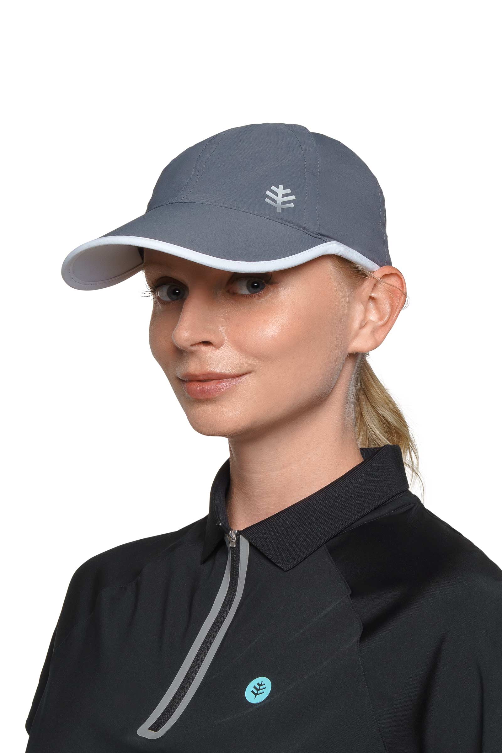 Unisex Lenny Adjustable Sports Cap | Silver/White UPF 50+
