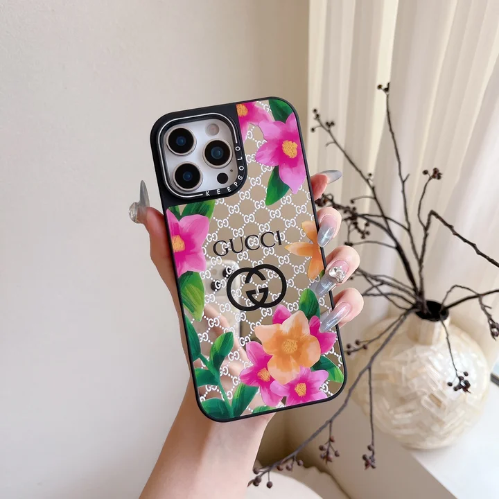 アクリル 携帯ケース グッチiphone17/17promaxケース magsafe対応 鏡