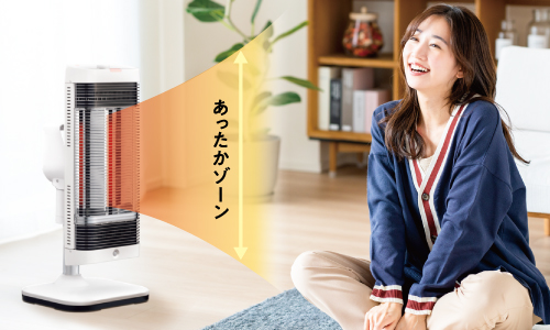 CORONA スタンド型電気ヒーター DH924R CORONA DH-924R(W) 電気