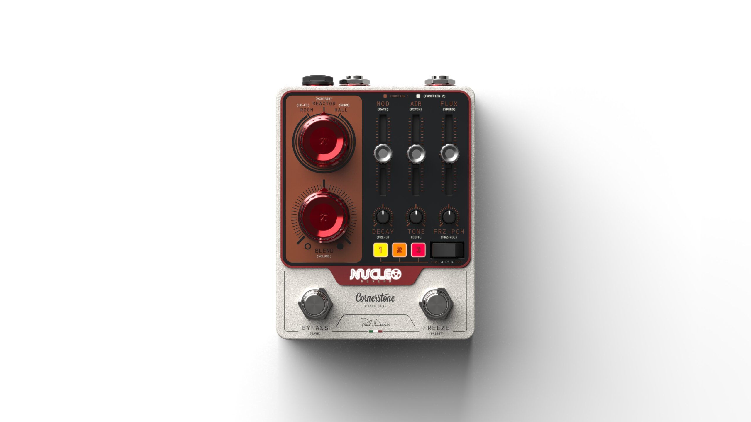 Nucleo Reverb – Paul Davids Pedal | Cornerstone
