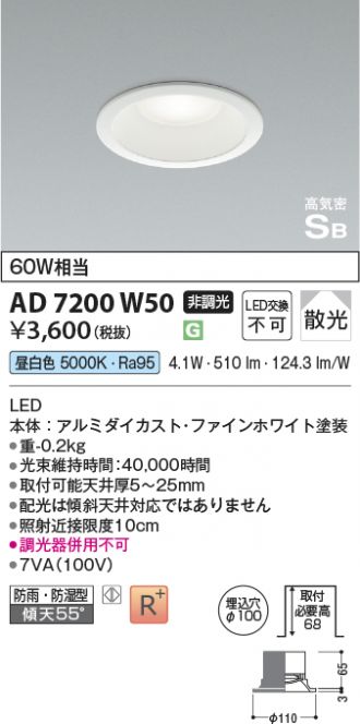 コイズミ AD7200W27 ダウンライト 13台 楽天市場】コイズミ照明 ダウン