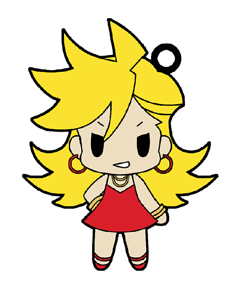 パンティ＆ストッキングwithガーターベルト ラバーストラップ