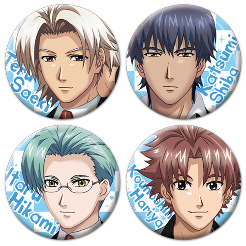 ときメモGS2 針谷幸之進 缶バッジ 15コセット