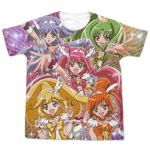 スマイルプリキュアフルグラフィックTシャツ [スマイルプリキュア