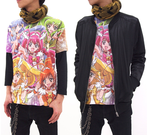 スマイルプリキュアフルグラフィックTシャツ [スマイルプリキュア