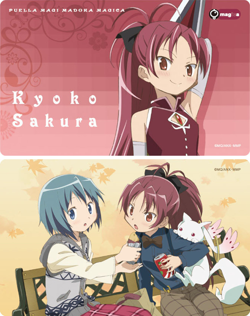 まどか☆マギカ 佐倉杏子 缶バッジ C90 ローソン前自販機 まどか