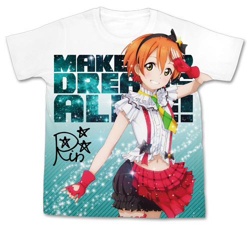 星空凛フルグラフィックTシャツ [ラブライブ！] | 二次元キャラクター