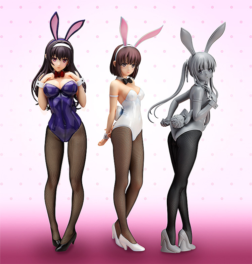 加藤恵 バニー&生足バニーVer. 1/4スケール 2体 Amazon | 冴えない彼女