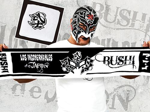 BUSHI リストバンド付きマフラータオル [新日本プロレスリング] | 公式
