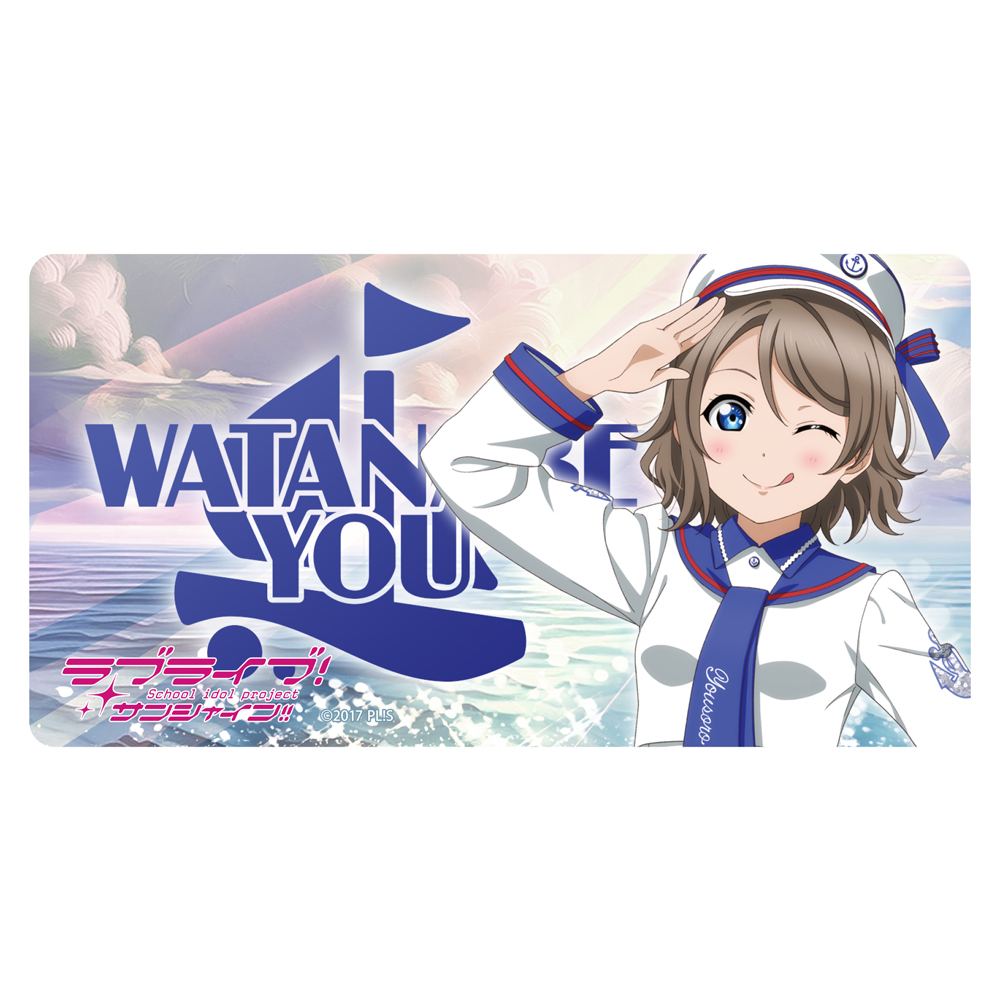 ラブライブ Aqours 5thライブ 缶バッジ 渡辺曜 Aqoursメンバーからの