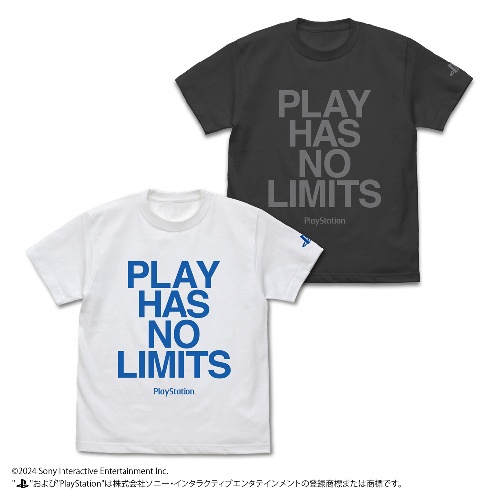 PLAY HAS NO LIMITS Tシャツ for PlayStation [プレイステーション