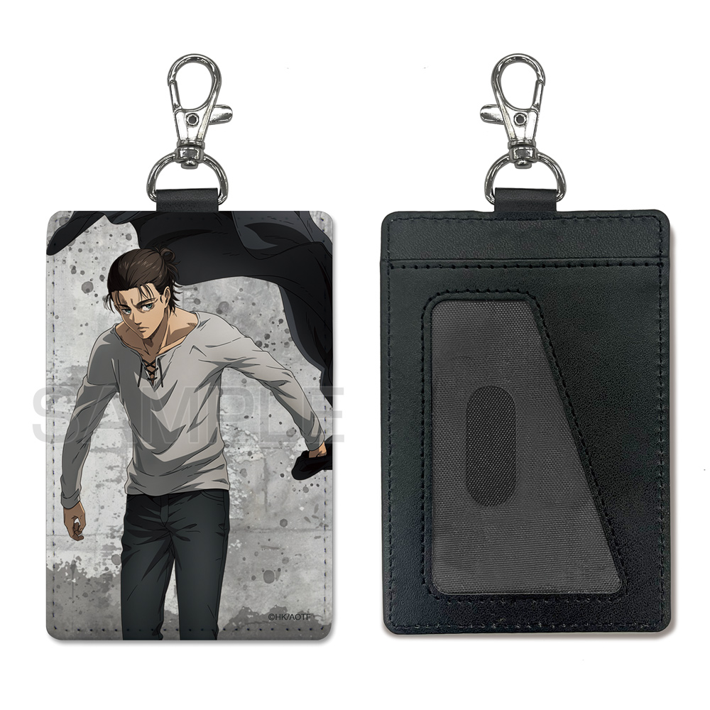 進撃の巨人 巨人中学校 ミカサ 缶バッジ シルエットチャーム セット