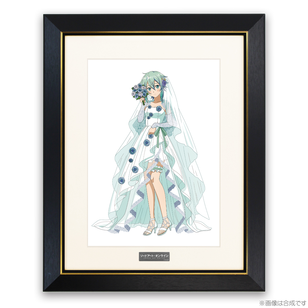 ☆限定☆描き下ろし アリス A4キャラファイングラフ ウェディング