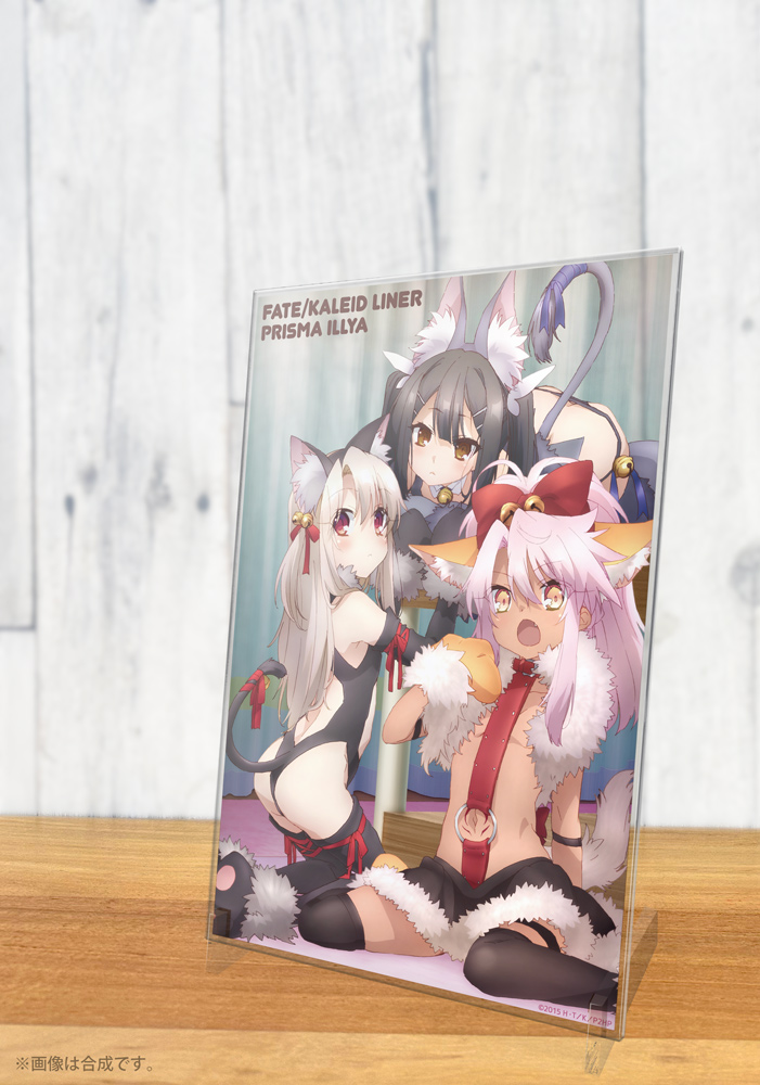 けもみみイリヤ＆美遊＆クロエ アクリルアートスタンド [Fate/kaleid