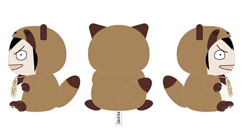 映像研には手を出すな！ 浅草氏のたぬききぐるみ ぬいぐるみ [映像研に