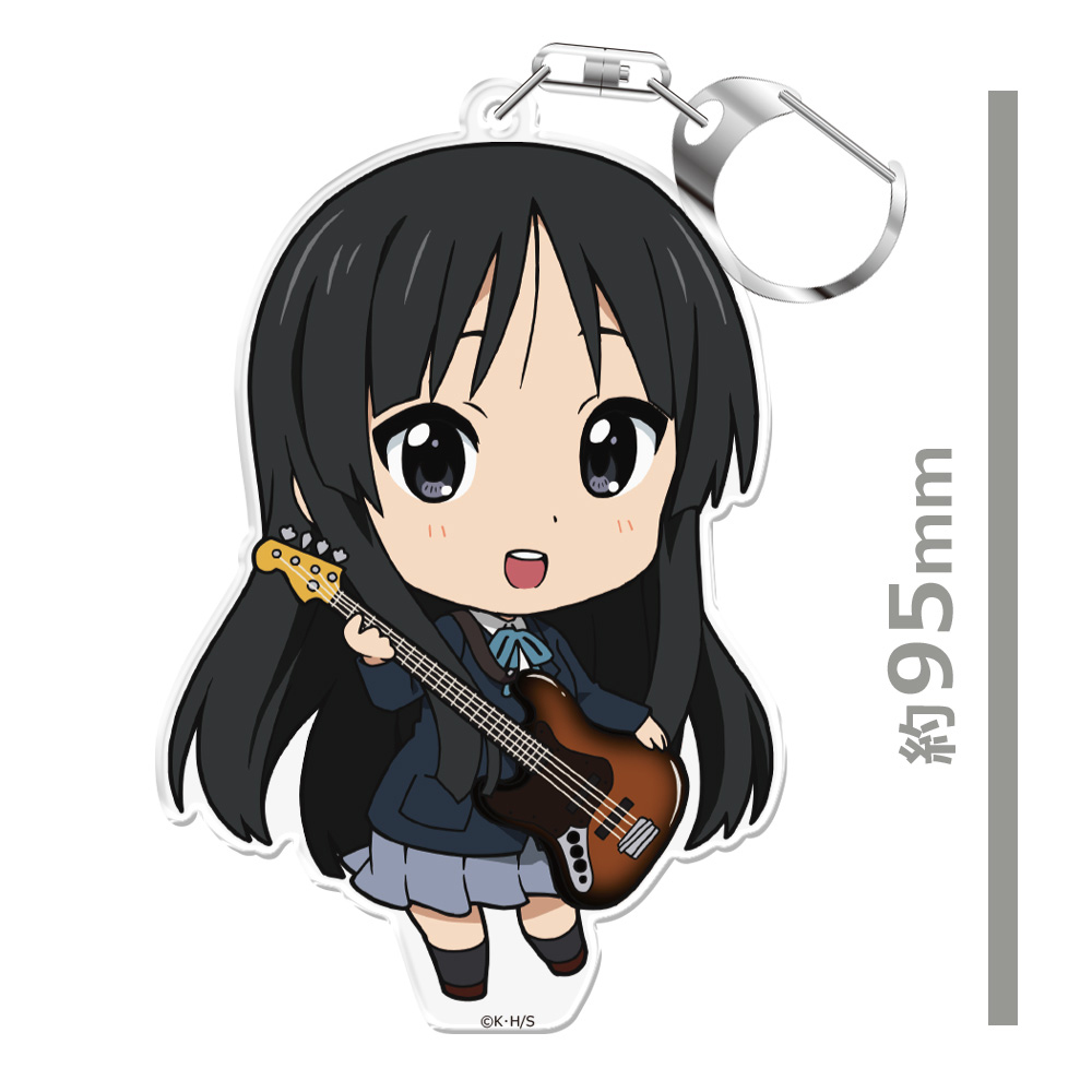 けいおん！ ぷにこれ！キーホルダー（スタンド付） 秋山 澪 [けいおん