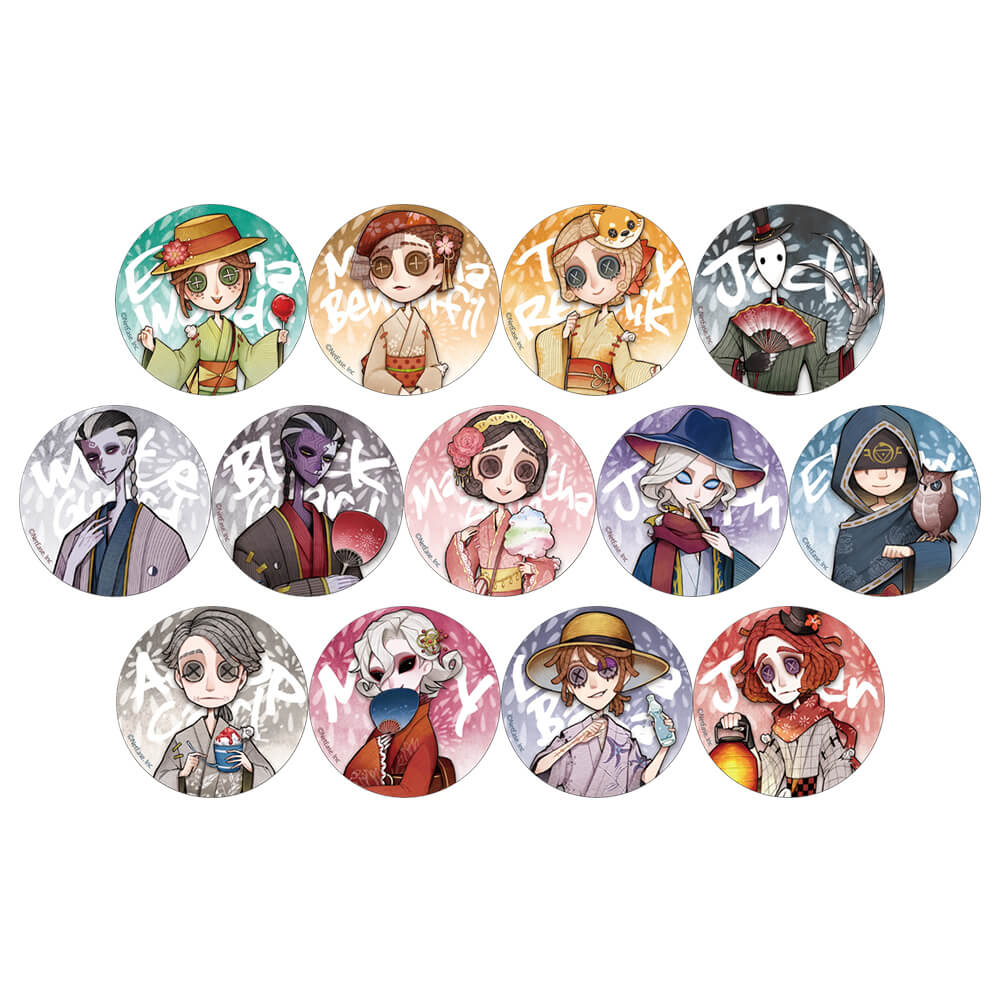 第五人格 サマーダイブ 缶バッジ 納棺師 占い師 第五人格 サマーダイブ 缶