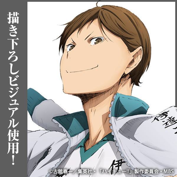 ハイキュー J WORLD 休み時間 75mm 缶バッジ 二口堅治 ハイキュー!! A