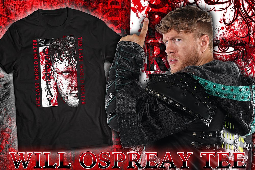 ウィル・オスプレイ「THE LAST WORLD BEATER」Tシャツ（ブラック） [新