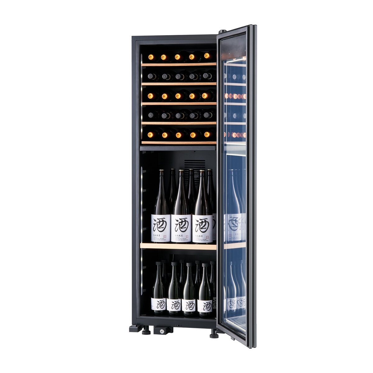 さくら製作所 ワインセラー/63本用/2温度式/氷温® M2/LX63DM2Z-RH-B