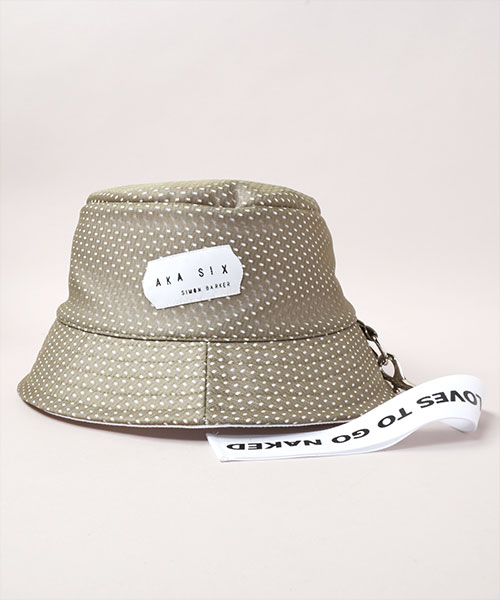 ケツメイシバケットハット オリーブ色カーキ帽子カシラCA4LA 新品