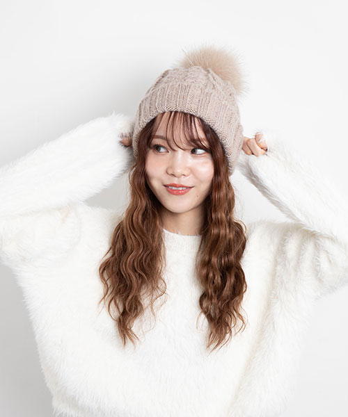 EX WINTER 5(ONESIZE BEIGE): ニットキャップ帽子通販｜CA4LA公式