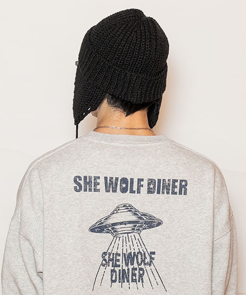 VICTIM x CA4LA EAR FLAP KNIT CAP(ONESIZE BLACK): ニットキャップ