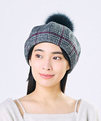 の*ー様 夏毛のNECOベレー mmts BEAMS CA4LA Ca4Laベレー帽 の*ー様 夏