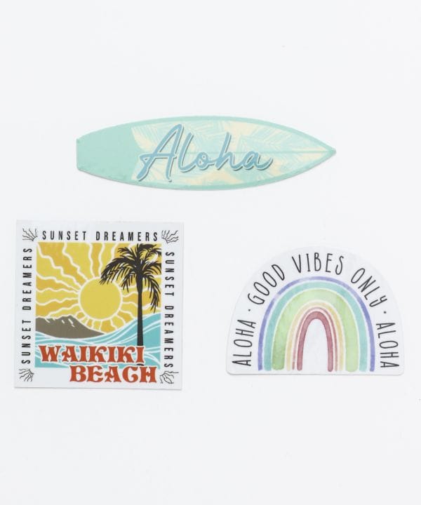 アロハ3セットステッカー(SURF): 『Kahiko(カヒコ)』公式通販