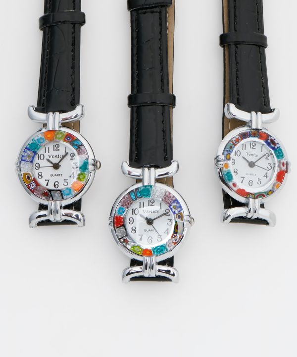 アンティーク 古代 ベネチアンガラス ローマン硝子 古壷 V R7612