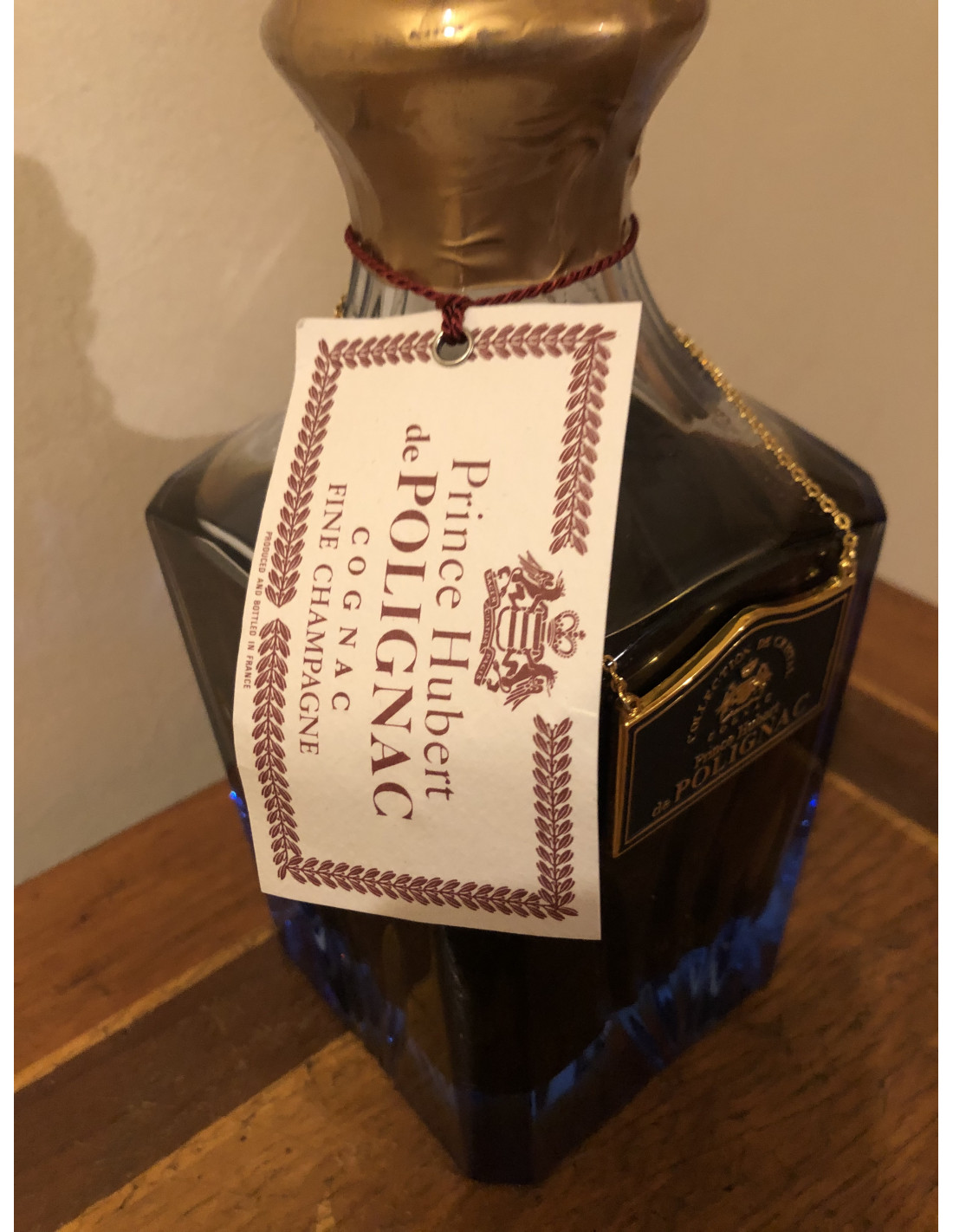 Prince Hubert de Polignac Cognac Blue Cristal Sevres | cabinet7