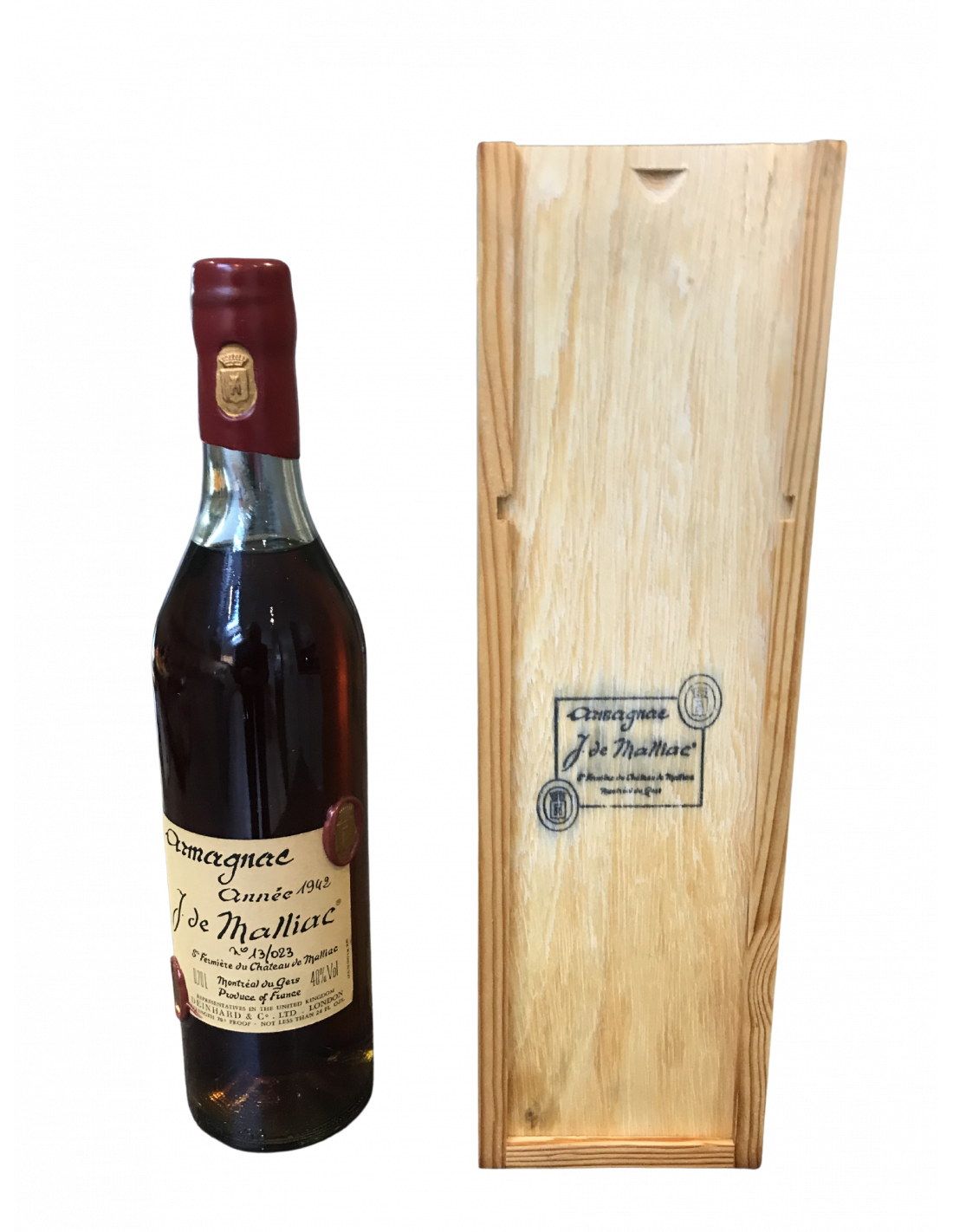J. de Malliac Armagnac Vintage 1942 | cabinet7