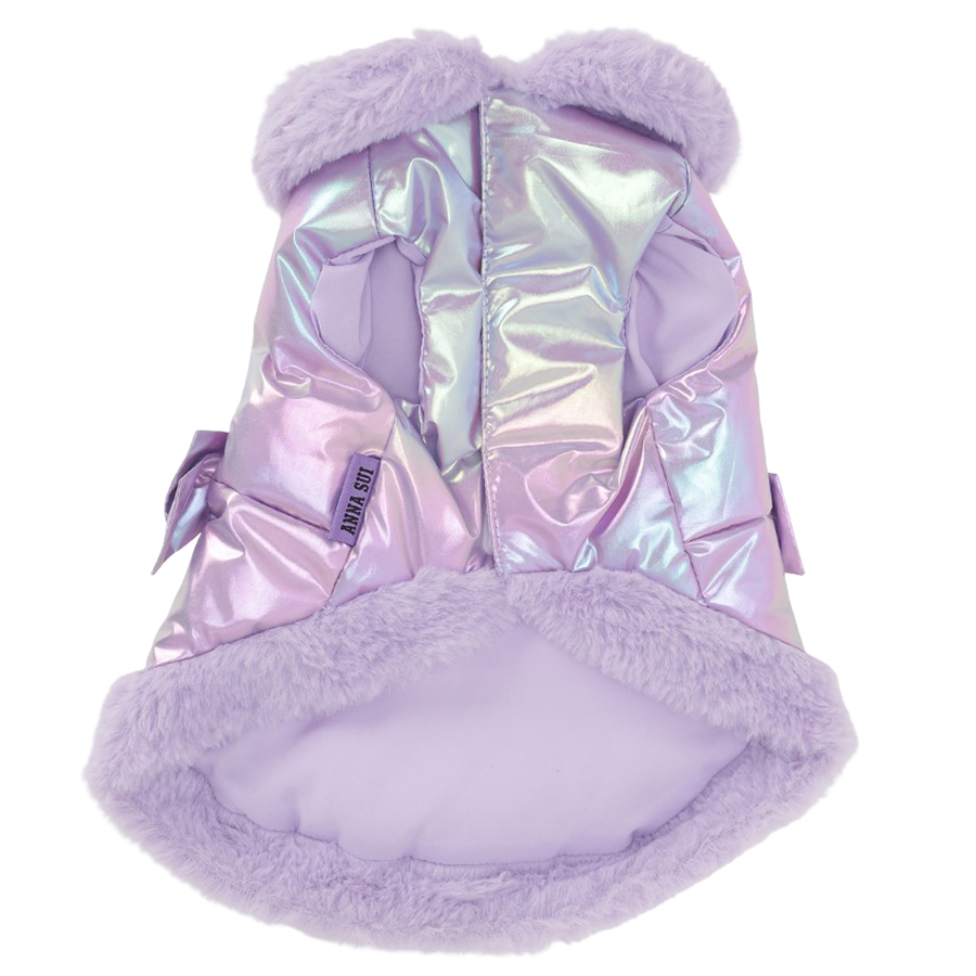 2025秋冬 ANNA SUI（アナ スイ）リボン付きリアルダウンベスト | 犬服