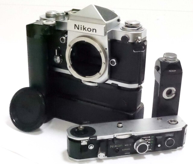 Nikon F2+MD3一眼レフカメラ Nikkorレンズ付き 中古】(ニコン) Nikon
