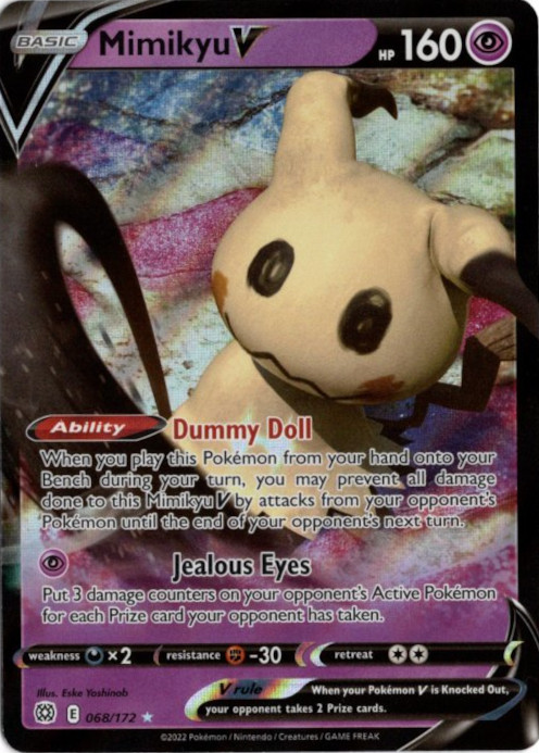 ミミッキュV 海外版 英語版 Mimikyu V - 068/172 -【Card Chicken