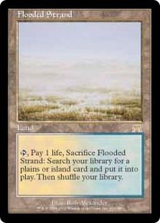 MtG 溢れかえる岸辺【ONS】英語 EX]溢れかえる岸辺/Flooded Strand