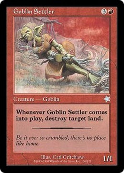 MTG スターター1999英語版 ゴブリン Goblin Settler 2枚 MTG