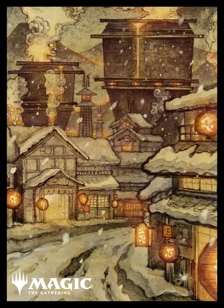 笹様浮世絵土地mtg神河：輝ける世界