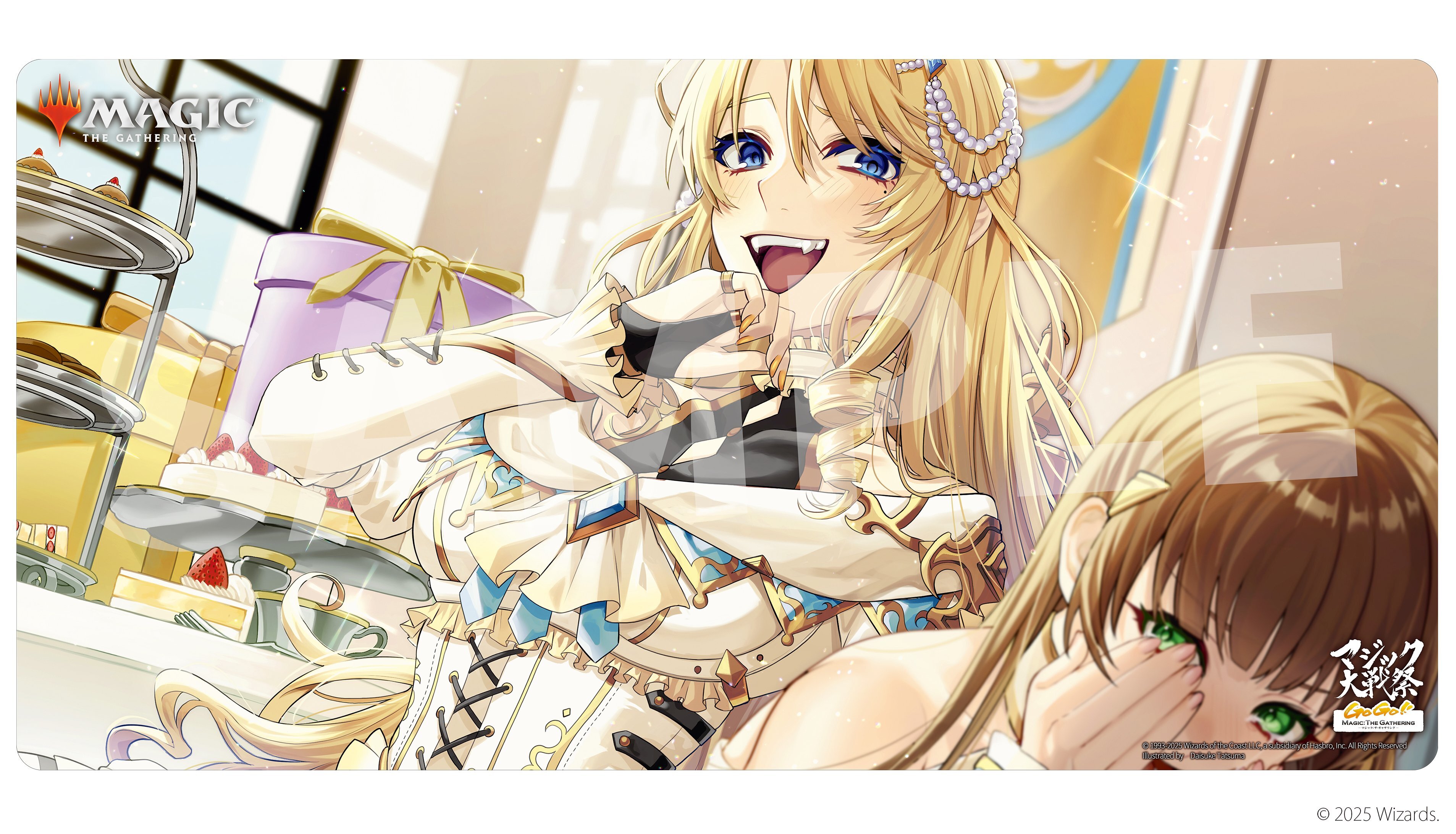 ラノワールのエルフ 箔押し プレイマット マジック大戦祭 百瀬寿 mtg