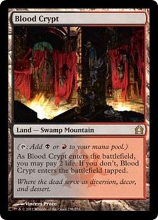 mtg 血の墓所 4枚 英語 RVR 血の墓所/Blood Crypt《英語》【RVR】