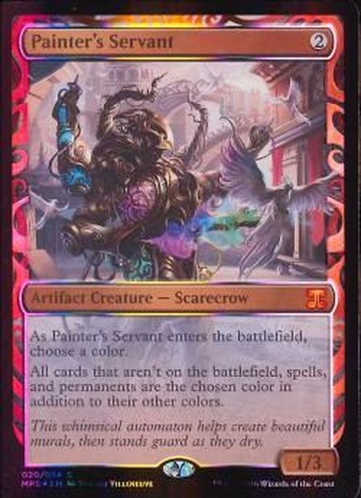 EX+](全面光沢FOIL)絵描きの召使い/Painter's Servant《英語》【MPS】