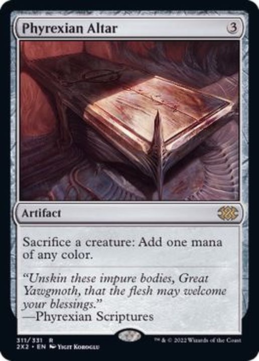 FOIL)ファイレクシアの供犠台/Phyrexian Altar《英語》【2X2】