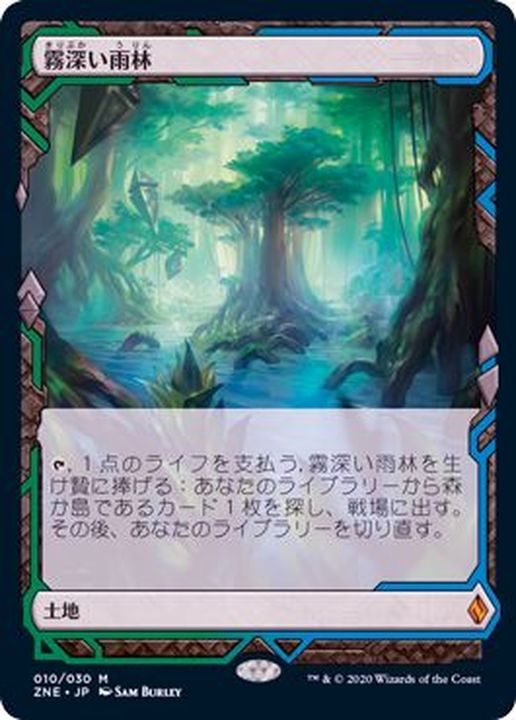 MTG 霧深い雨林 4枚 MTG 4枚 霧深い雨林 MTG【霧深い雨林】日本語版 4枚 霧