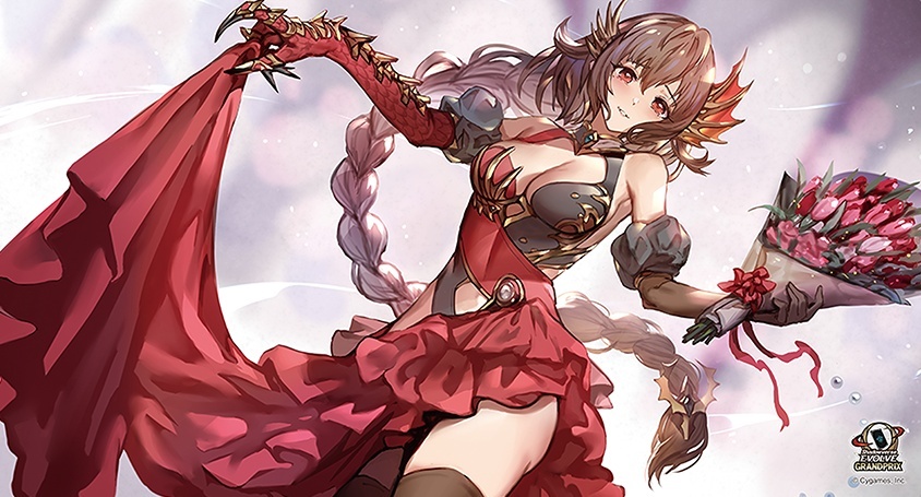 プレイマット『2周年記念 応援イラスト(ガルミーユ)(エクストラ Vol.16