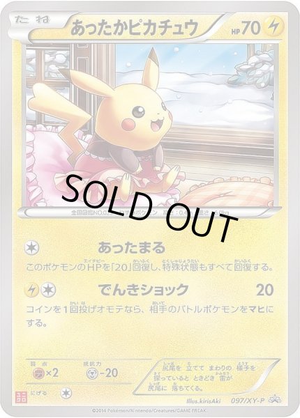 状態B〕あったかピカチュウ【P】{097/XY-P}