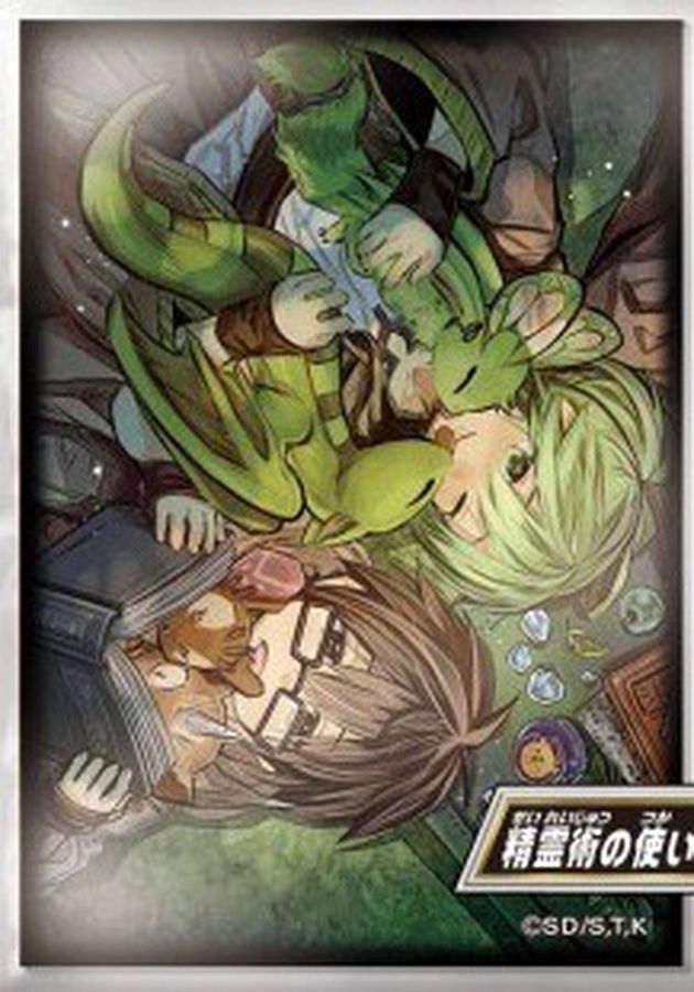 スリーブ『精霊術の使い手(アウス&ウィン)』100枚入り【-】{-}《スリーブ》