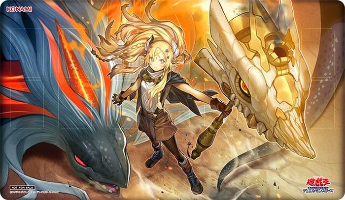 遊戯王 白の聖女エクレシア プリズマ プレイマット『白の聖女