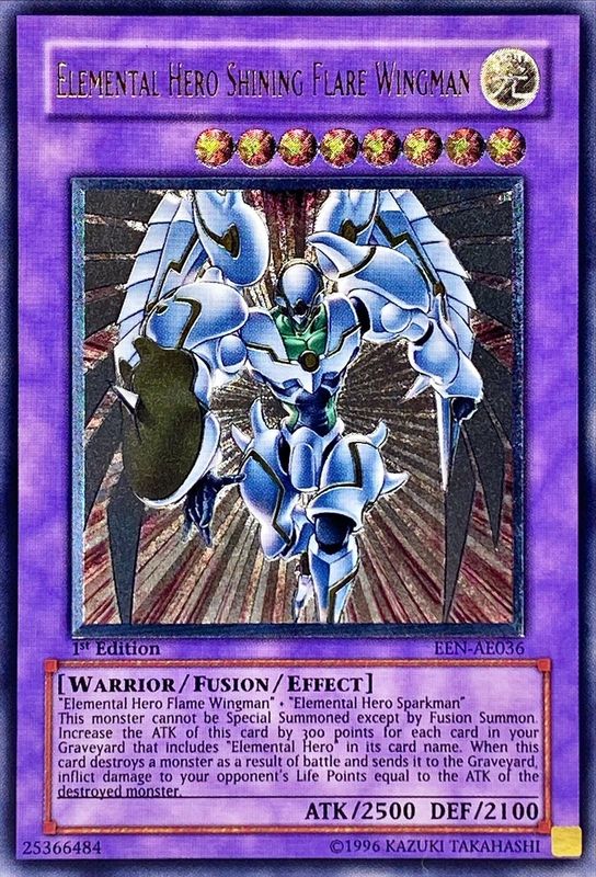 状態C〕☆旧アジア☆EHEROシャイニングフレアウィングマン【レリーフ