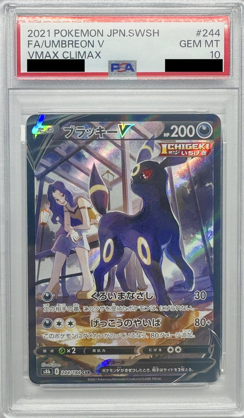 神*キ様 ブラッキーV csr psa10 2枚セット 節約 PSA10 連番ブラッキーV
